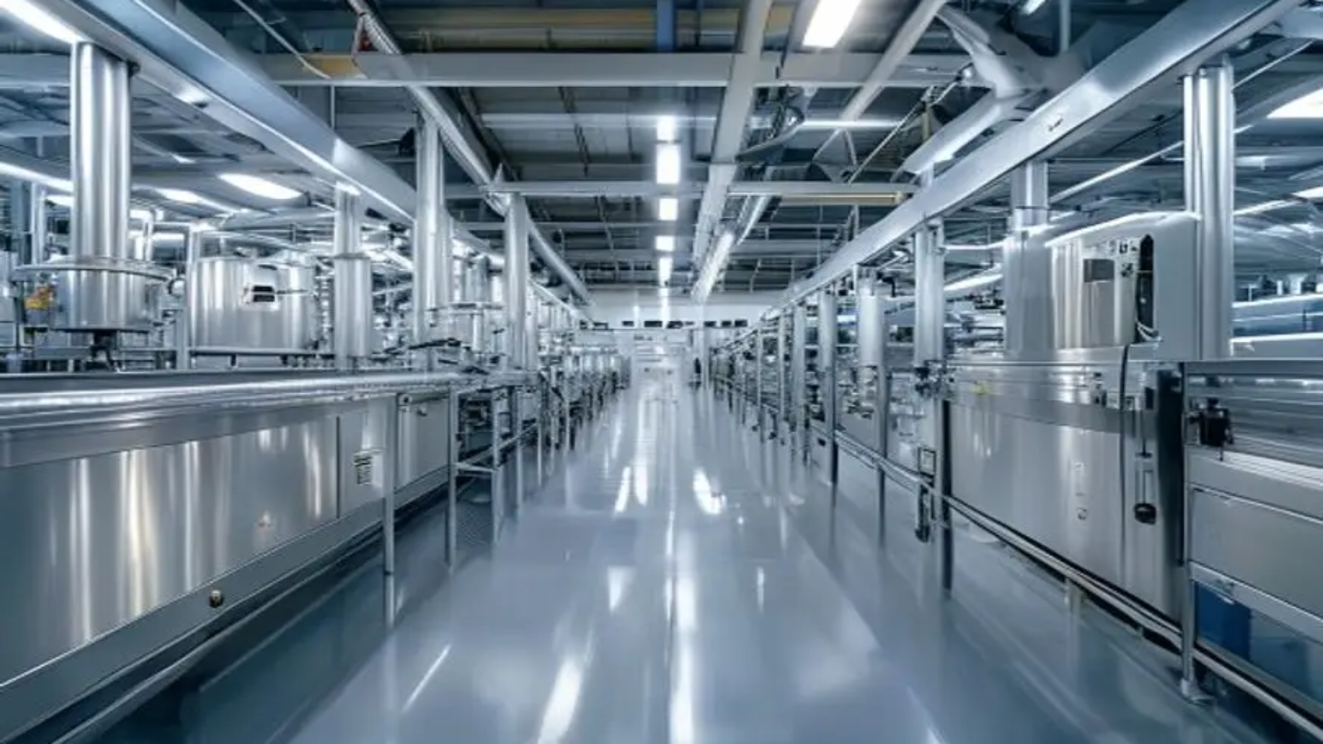 {"prompt":"A professional wide-angle shot of a modern industrial dairy production line, stainless steel pasteurization tanks and automated bottling machinery, clean sterile facility floor, bright LED industrial lighting, high-tech control panels, hygienic white surfaces, cinematic industrial photography style, 8k resolution","originalPrompt":"A professional wide-angle shot of a modern industrial dairy production line, stainless steel pasteurization tanks and automated bottling machinery, clean sterile facility floor, bright LED industrial lighting, high-tech control panels, hygienic white surfaces, cinematic industrial photography style, 8k resolution","width":512,"height":512,"seed":42,"model":"sana","enhance":false,"nologo":true,"negative_prompt":"undefined","nofeed":false,"safe":false,"quality":"medium","image":[],"transparent":false,"has_nsfw_concept":false,"concept":[],"trackingData":{"actualModel":"sana","usage":{"completionImageTokens":1,"totalTokenCount":1}}}